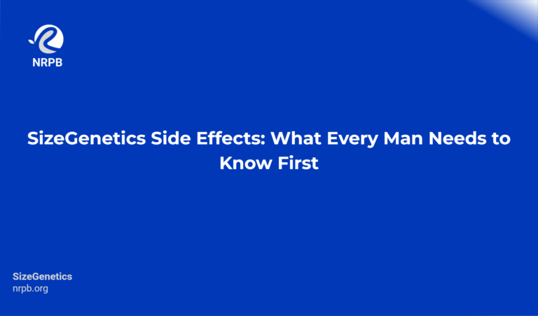 Sizegenetics Side Effects: What Every Man Needs To Know First